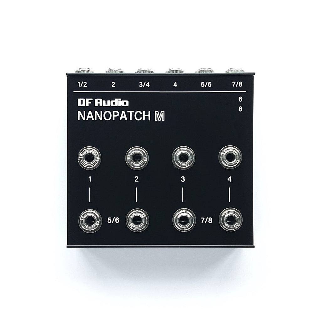 Patchbay compacta DF Audio Nanopatch M con conectores minijack