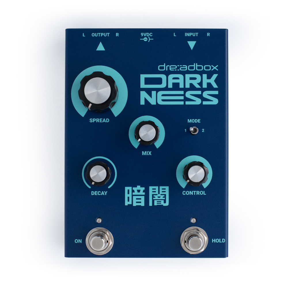 Pedal de reverb shimmer estéreo digital Dreadbox Darkness