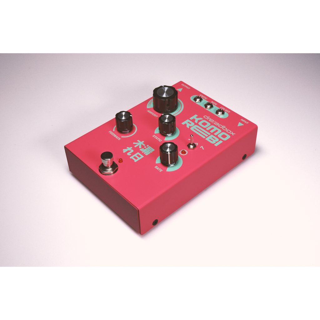 Pedal de chorus y flanger Dreadbox Komorebi, vista en ángulo lado derecho