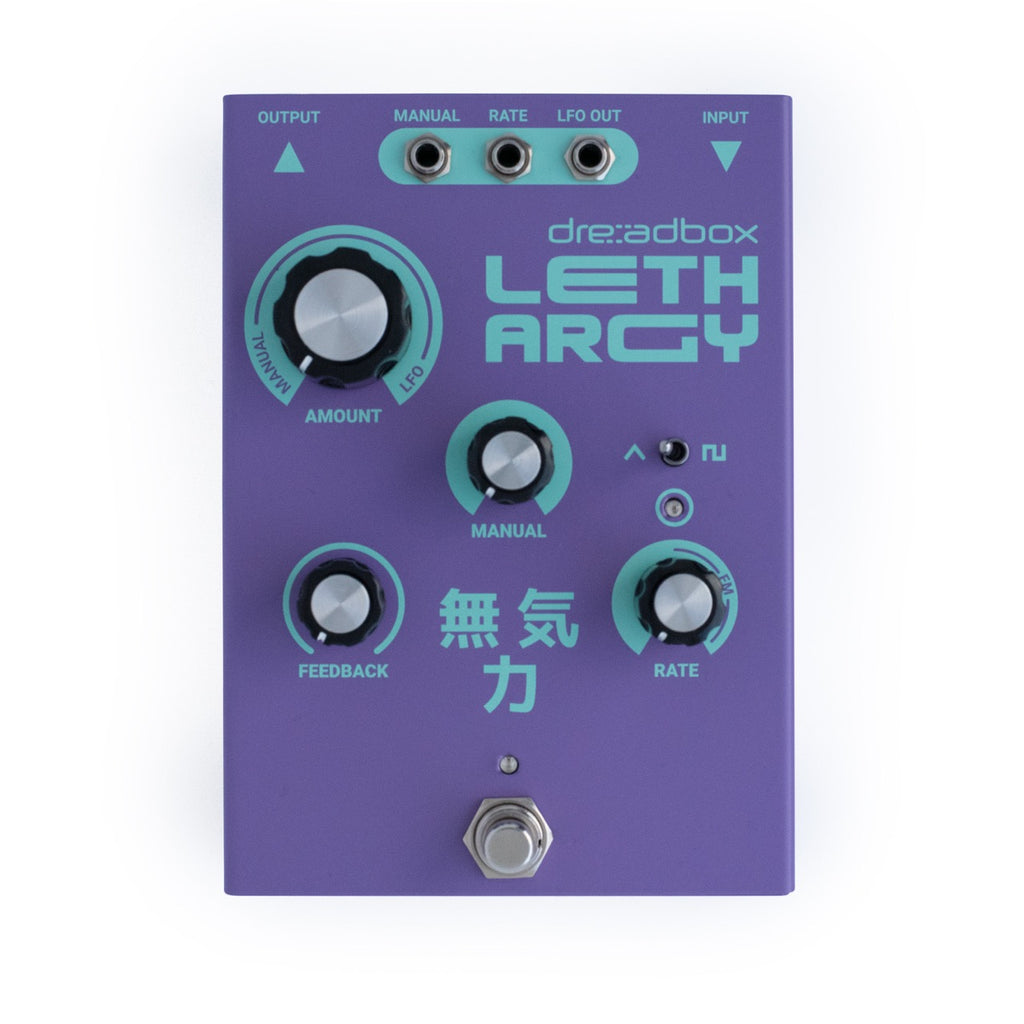 Pedal phaser analógico de 8 etapas Dreadbox Lethargy