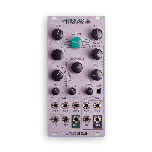 Módulo de filtro Eurorack swEnigiser Proto VCF/A de 12 HP